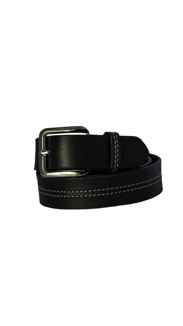 Black Casual Cilai Belt For Men - Image 2