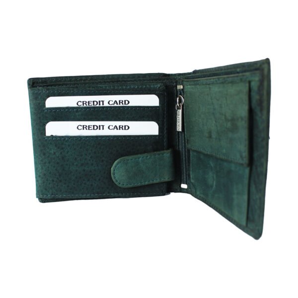 Antique leather wallet for men - Image 3