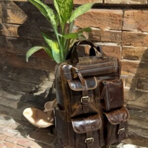 Hunter Series Vintage Leather Rucksack